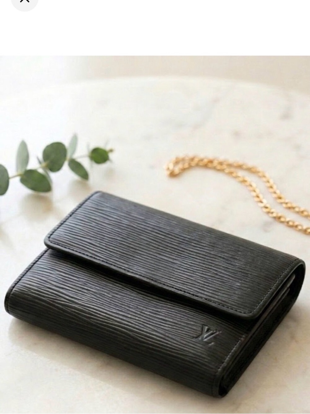 Louis Vuitton Men’s Black Epi Leather Wallet • Classic LV Bifold • Card Holder